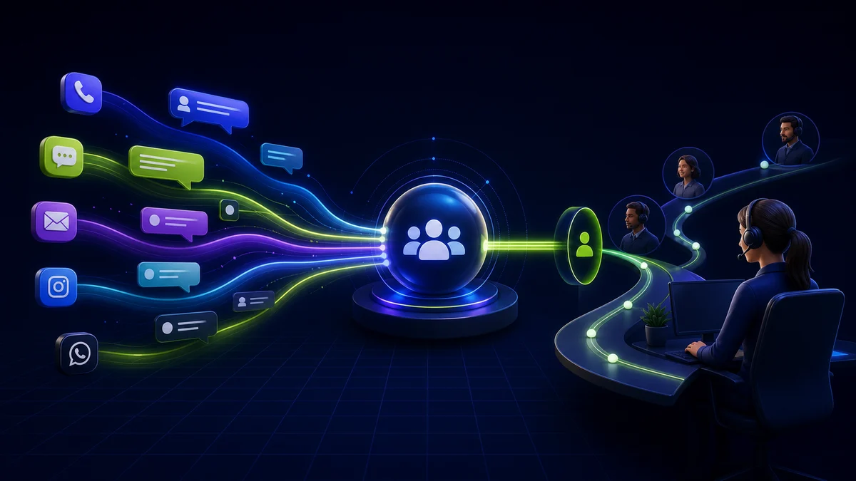 Contact center agêntico: quando CRM, canais e IA trabalham como uma operação única