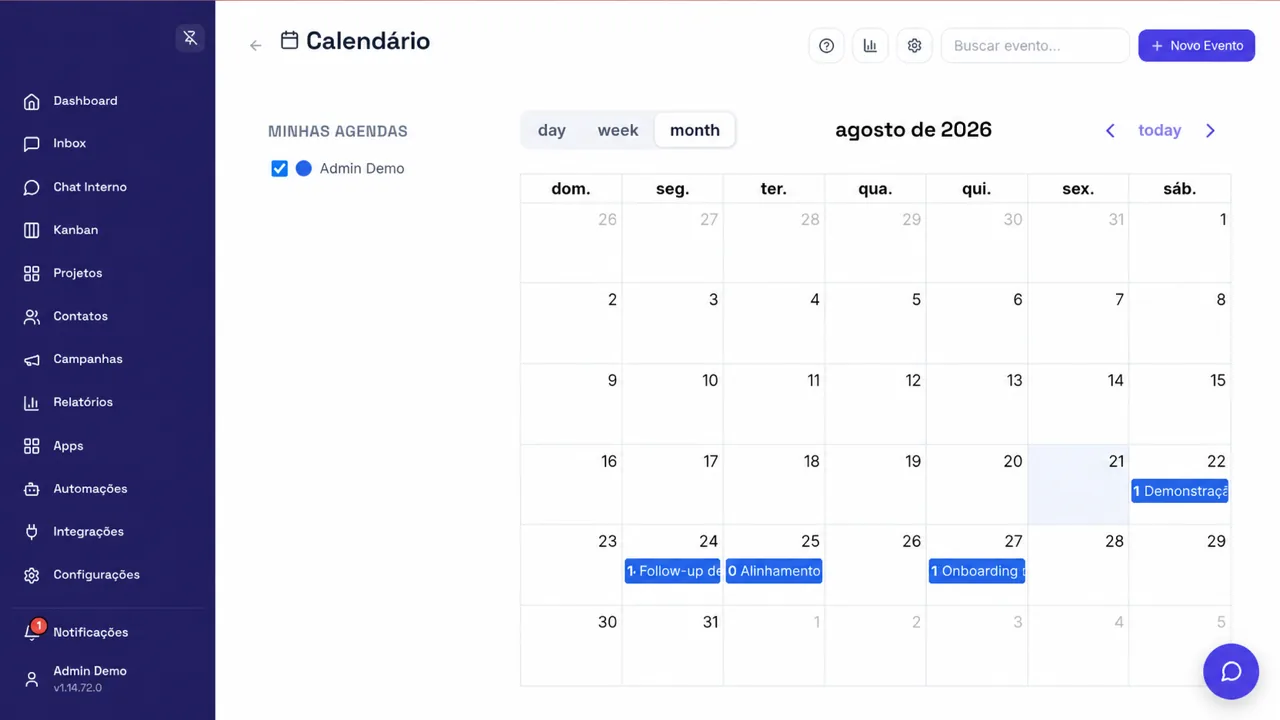 Agenda e agendamentos sem no-show